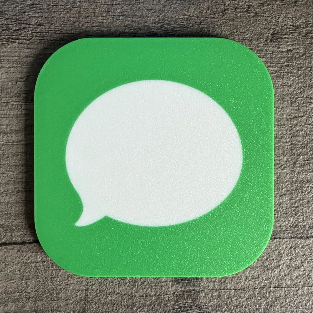 Apple Icon Coaster Set photo 3