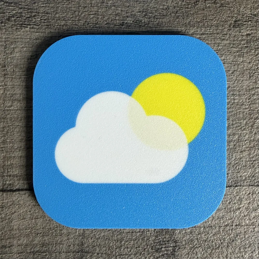 Apple Icon Coaster Set photo 4