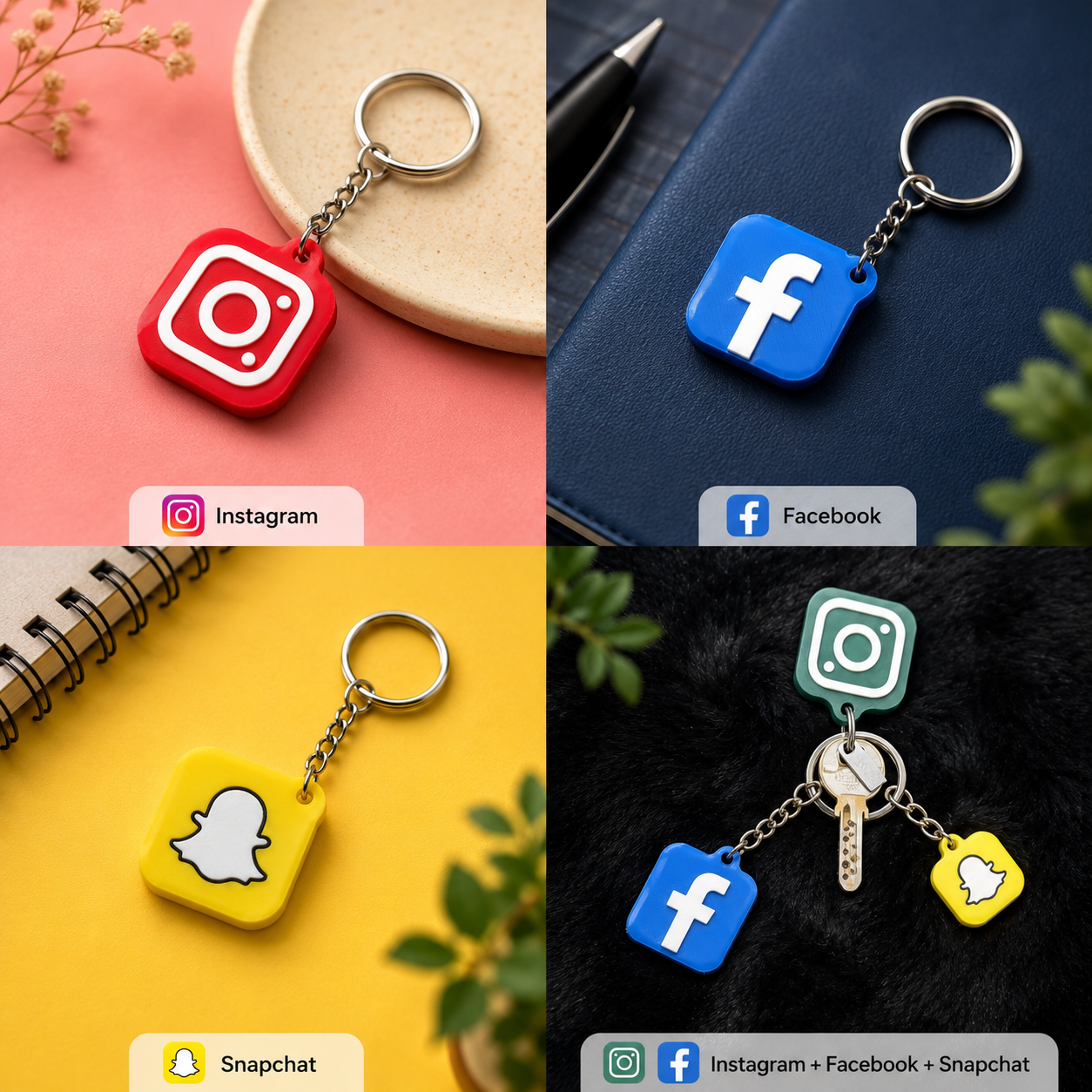 NFC Social Key Ring